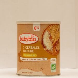 Babybio 3 Cereales Nature Ble Avoine Riz 220g