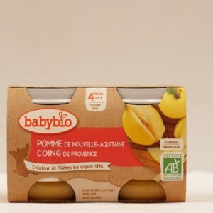 Babybio Puree Pomme Coing Pot130gx2