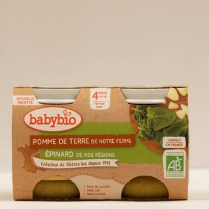 Babybio Puree Pomme De Terre Epinard 2x130g