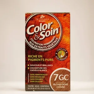 Coloration Capillaire Les 3 Chenes Color&soin 7gc Blond Dore Cuivre