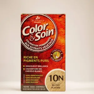 Coloration Capillaire Les 3 Chenes Color&soin Blond Platine 10n