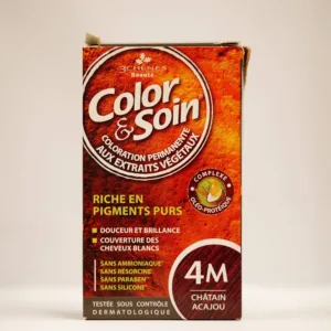 Coloration Capillaire Les 3 Chenes Color&soin Chatain Acajou 4m
