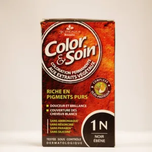 Coloration Capillaire Les 3 Chenes Color&soin Noir Ebene 1n