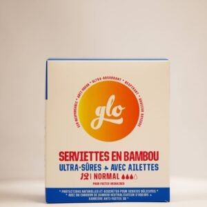 Glo Serviettes En Bambou Absorption Normale X12