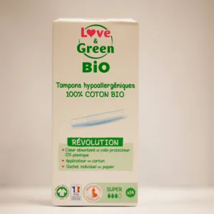 Love & Green Tampons Hypoallergeniques Absorption Super X14