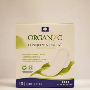 Organyc Serviettes Coton Bio Flux Abondant Bt10