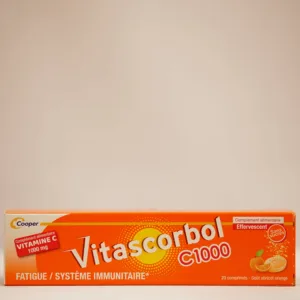 Vitascorbol Vitamine C 1000 Cpr Effervescents Tb20