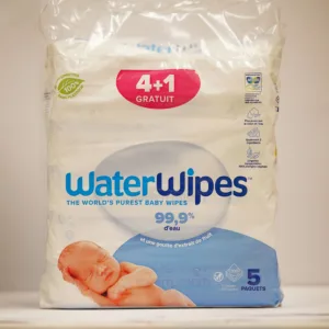 Waterwipes Lingettes Bebe 4+1 Gratuite