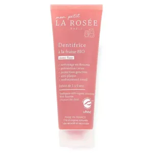 La Rosee Mplr Dentifrice Fraise Bio 50ml