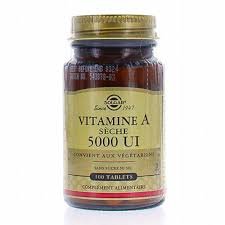 Solgar Vitamine A Seche Comprimes 100