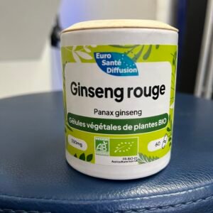 Gélules Végétales Ginseng Rouge Bio Boîte De 60