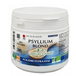 Psyllium Blond BIO 300g special cuisine vecteur sante