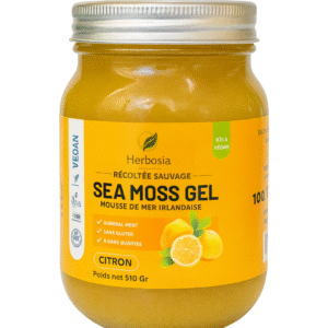 Gel de Sea Moss d’Irlande – Arôme Naturel Citron & Pêche