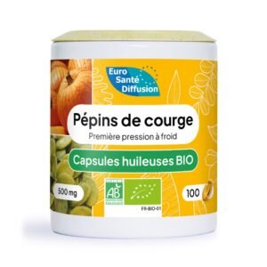 Capsules huileuses de pépins de courge Bio
